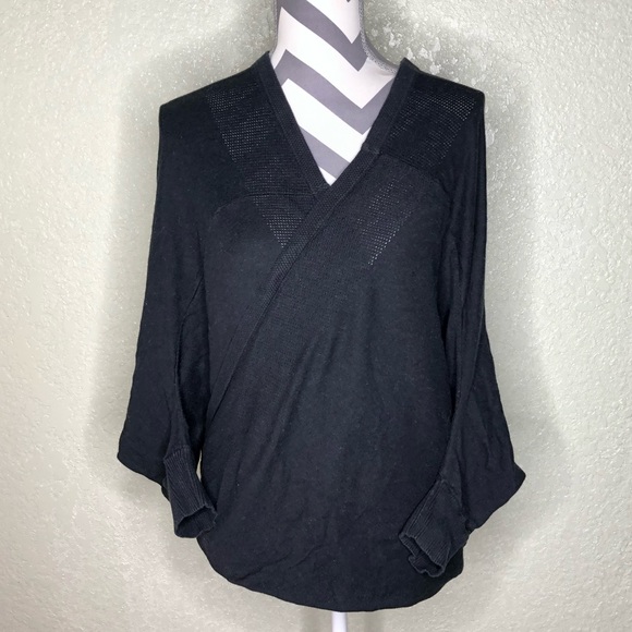 Victoria's Secret Sweaters - Victoria Secret Sweater Criss Cross Black Size M